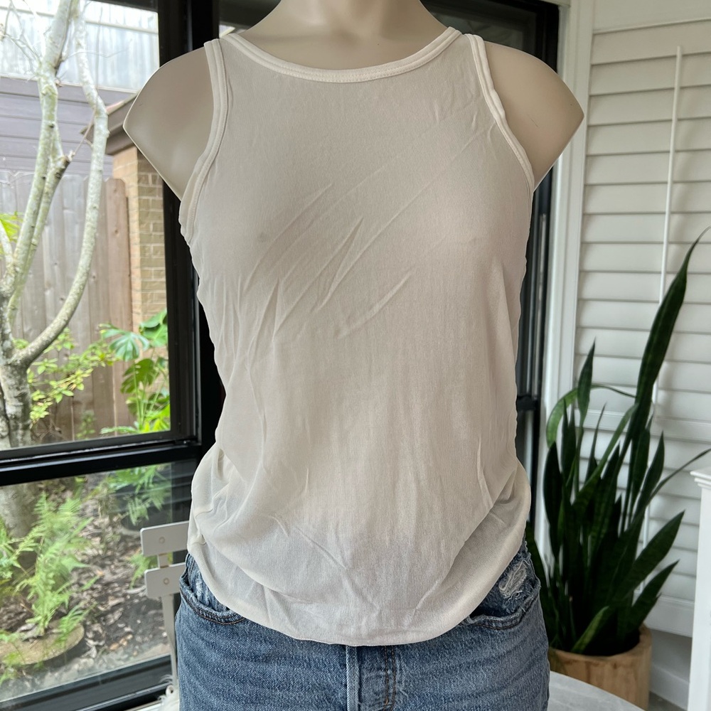White Sleeveless Women's Top